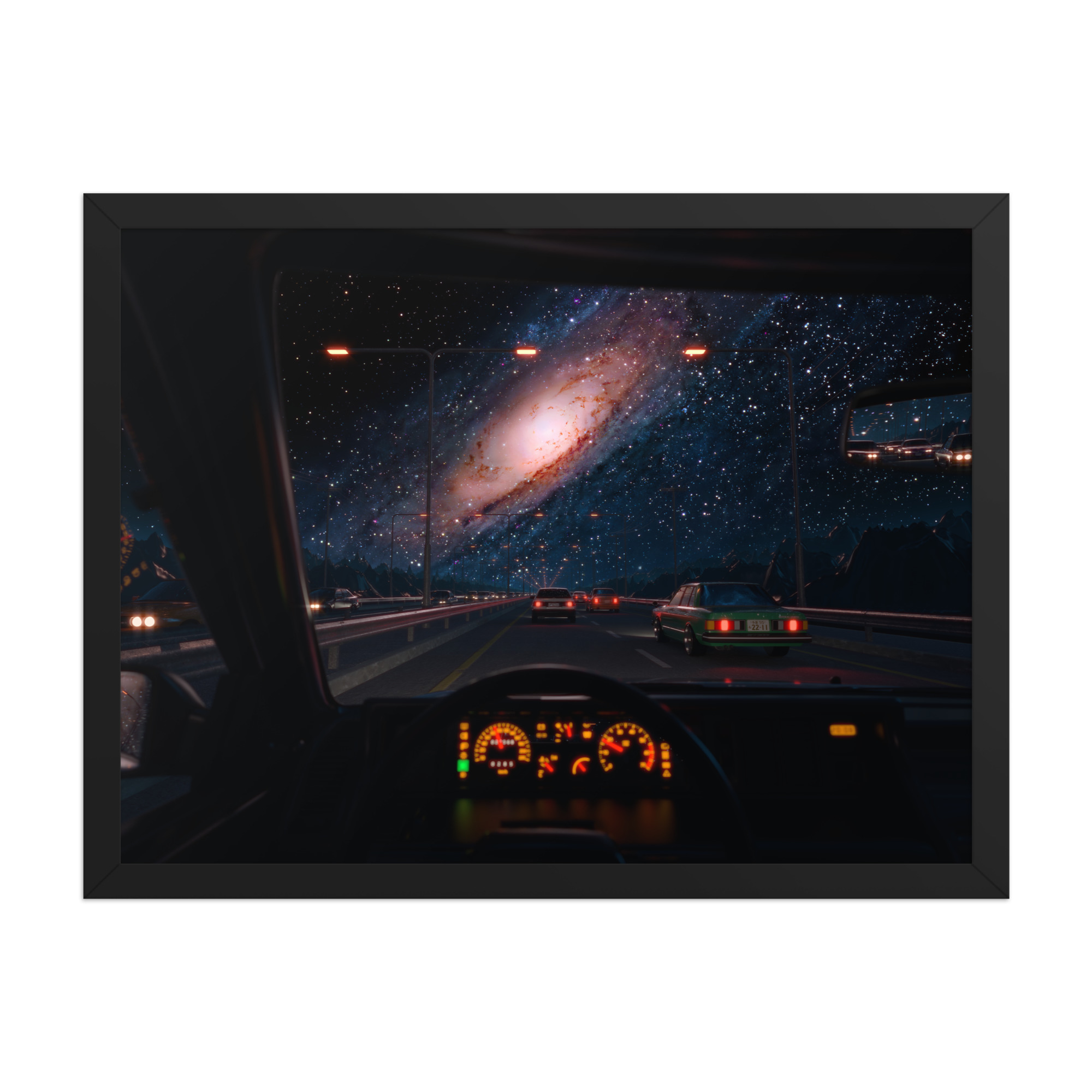Night Drive | Luster Black Frame