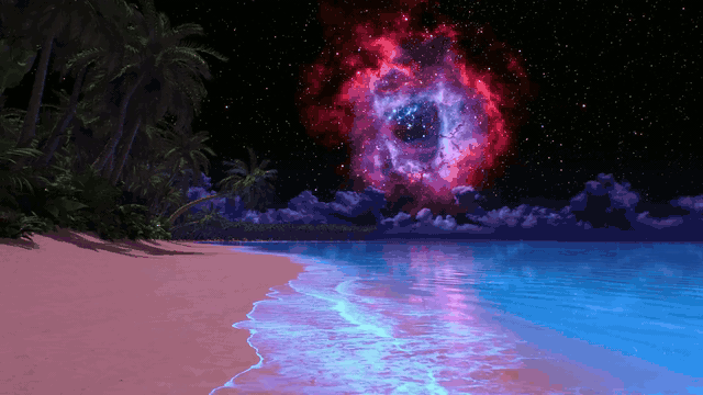 Contact Beach Scene – Ocean Ambience