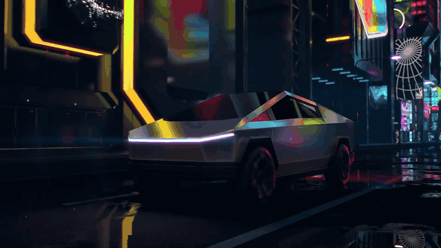 Cybertruck – Ambient City Drive