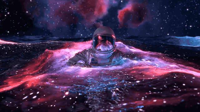 Floating In Space