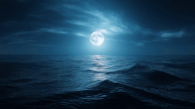 Full Moon Ocean Ambience