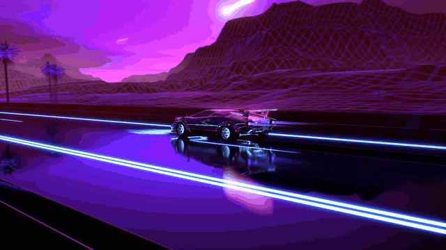 Synthwave Countach